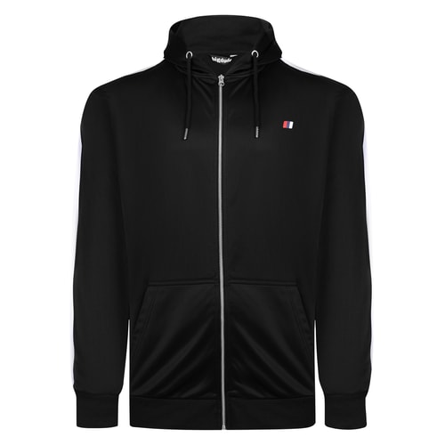 Bigdude Twin Stripe Hoodie Schwarz