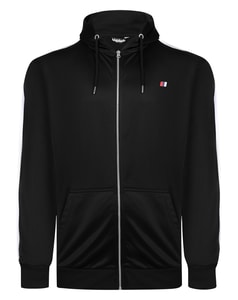 Bigdude Twin Stripe Hoodie Schwarz