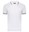 Piqué Poloshirt Weiß