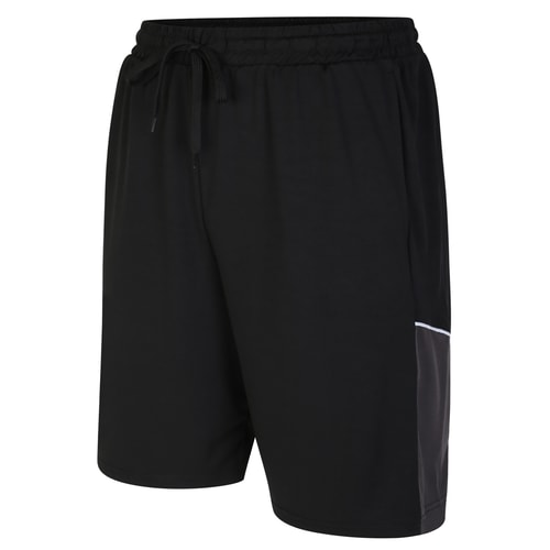 Bigdude Performance Shorts mit Seiteneinsatz Schwarz