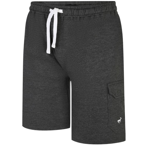 Bigdude Fleece Cargo Shorts Grau 