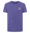 Washed Print TShirt Indigo