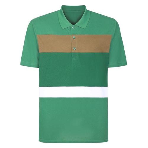 Bigdude Cut And Sew Polo Grün