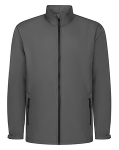 Bigdude Softshell-Jacke, wasserabweisend, Anthrazit