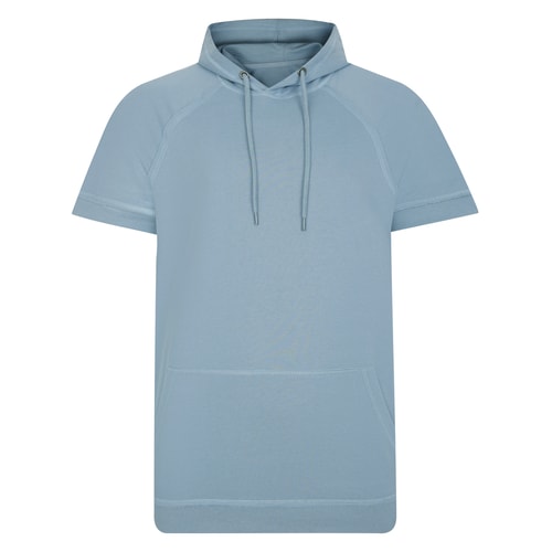 Bigdude Raglan Open Edge Hoody Hellblau
