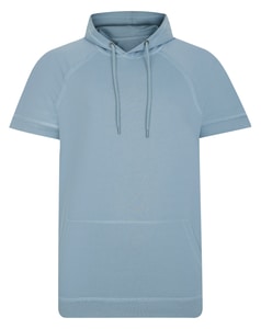 Bigdude Raglan Open Edge Hoody Hellblau