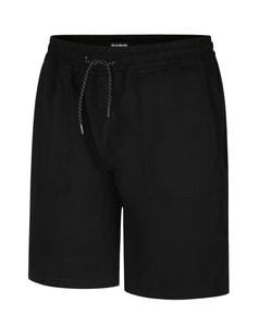Bigdude Shorts mit elastischer Taille Schwarz