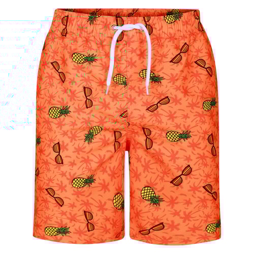 Bigdude Ananas-Badeshorts Orange
