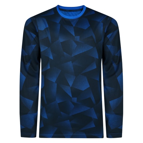 Bigdude Leichtes Sport-Langarmshirt, Marineblau
