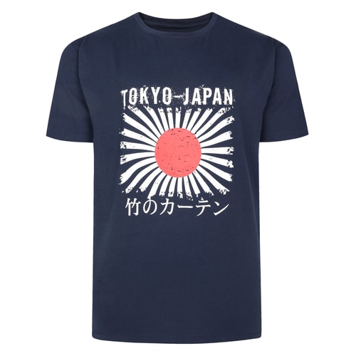 Bigdude JPN Print T-Shirt Navy