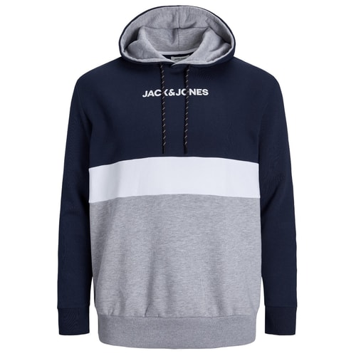 Jack & Jones Color Block Hoody Marineblauer Blazer