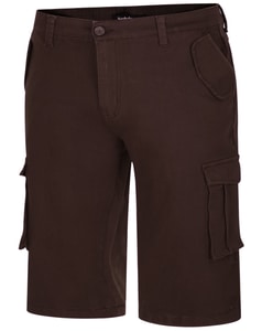 Bigdude Cargo-Shorts in 3/4-Länge aus Stretch-Twill Khaki