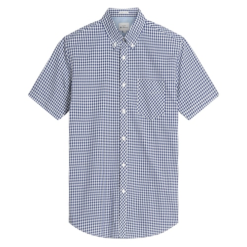 Ben Sherman Signature Gingham Kurzarmhemd Dunkelblau