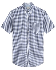 Ben Sherman Signature Gingham Kurzarmhemd Dunkelblau
