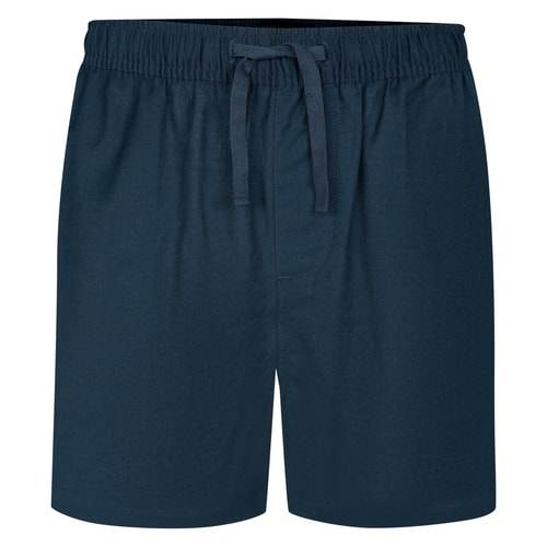 Bigdude Leinenmix-Shorts Marineblau