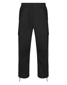 Bigdude Cargohose mit lockerer Passform, Schwarz