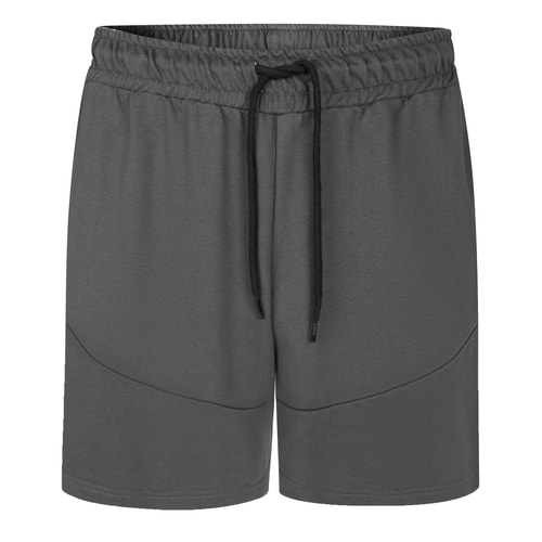 Bigdude Cut And Sew Shorts mit Kunststoffreißverschlüssen, Anthrazit