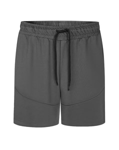 Bigdude Cut And Sew Shorts mit Kunststoffreißverschlüssen, Anthrazit