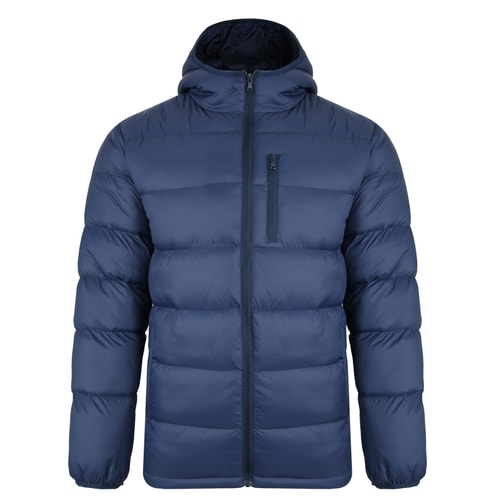 Bigdude Daunenjacke mit Kapuze Blau