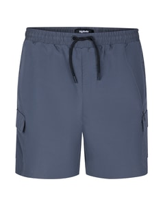 Bigdude Tech Cargo-Shorts mit vollständig elastischem Bund, Anthrazit