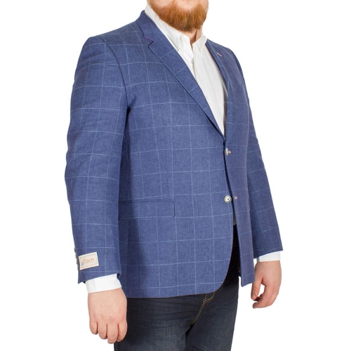 Hugo James Karomuster Blazer Blau