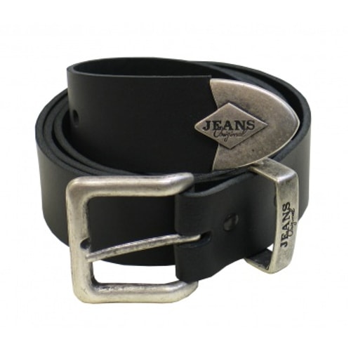 Schwarzer Heavy Duty Jeansgürtel