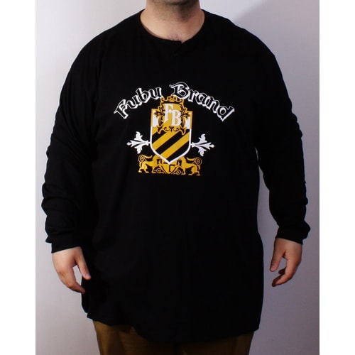 FUBU Brand Black L/S T-Shirt