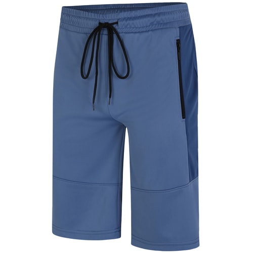 Bigdude Tricot Panel Shorts Heller Denim