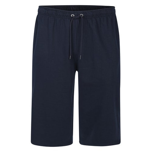 Bigdude – Leichte, kurze Loopback-Jogginghose in Marineblau