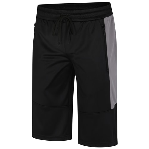 Bigdude Tricot Panel Shorts Schwarz