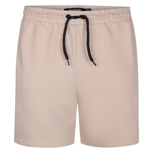 Bigdude Jersey Shorts mit Reißverschluss Sand