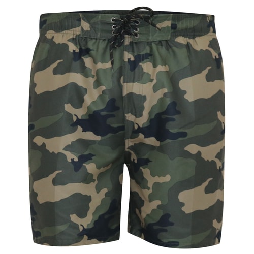D555 Kody AOP bedruckte Badeshorts, Camo