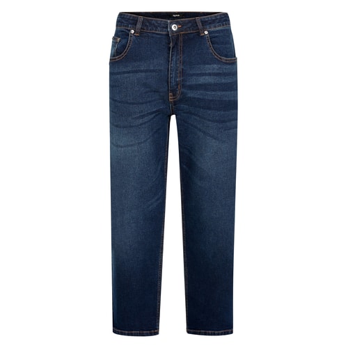 Bigdude Loose Fit Stretch-Jeans, Dunkelwaschung