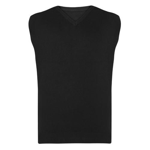 Bigdude Strickweste Schwarz