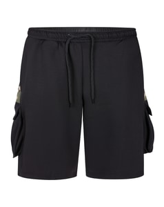 Bigdude Cargo Camo Shorts Schwarz/Khaki Camo
