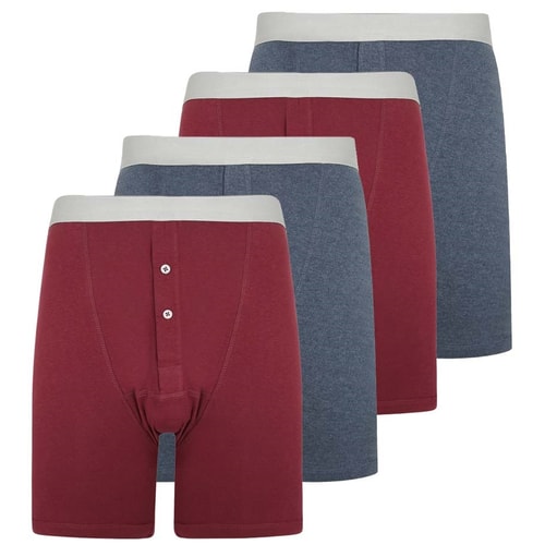 Bigdude Boxershorts im 4er-Pack, mehrfarbig