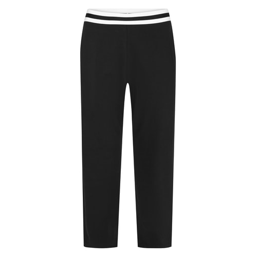 Bigdude Easy Fit Schlafanzughose mit offenem Saum, Schwarz