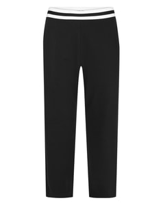 Bigdude Easy Fit Schlafanzughose mit offenem Saum, Schwarz