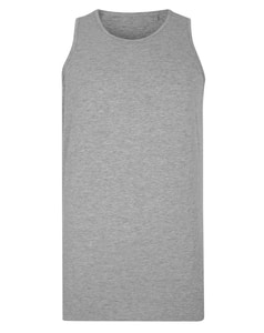 Bigdude einfarbiges Tanktop Grau