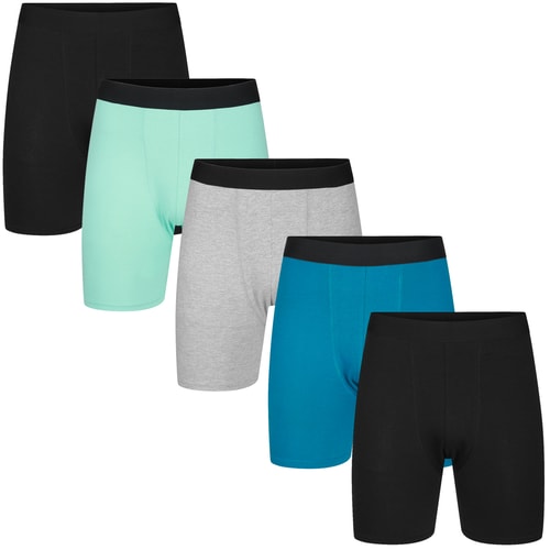Bigdude 5er-Pack Boxershorts, mehrfarbig