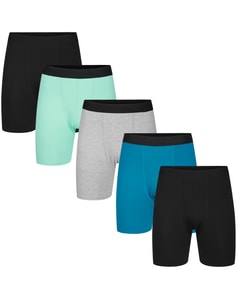 Bigdude 5er-Pack Boxershorts, mehrfarbig