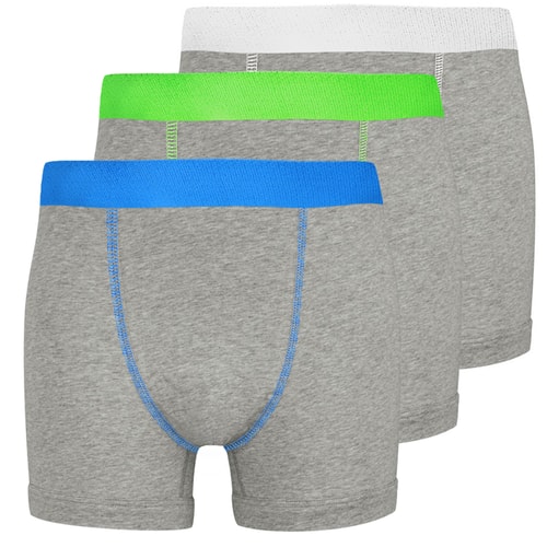 Bigdude Boxershorts im Dreierpack Anthrazit 