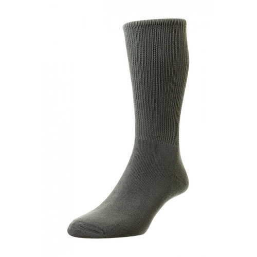 HJ Hall Cotton Diabetic Socks Mid Grey