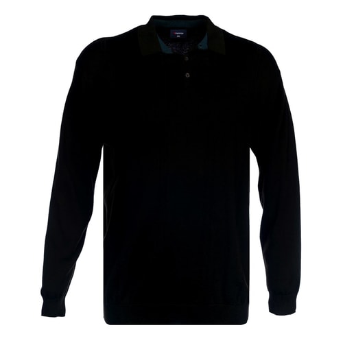 Espionage Polo Sweatshirt Schwarz