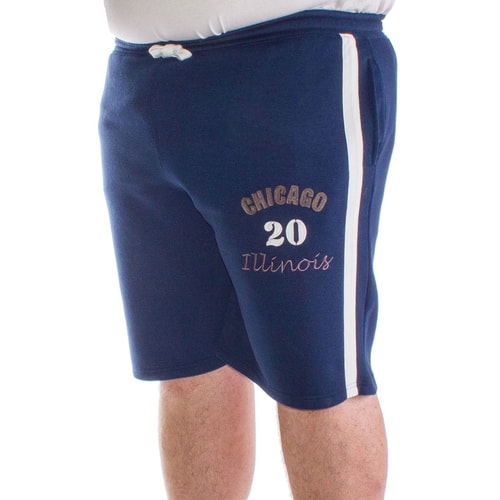 Bigdude Chicago Jogging Shorts Marineblau