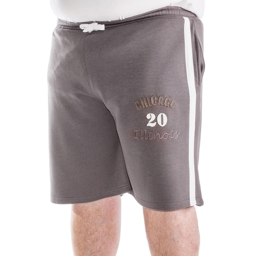 Bigdude Chicago Jogging Shorts Graphitfarben