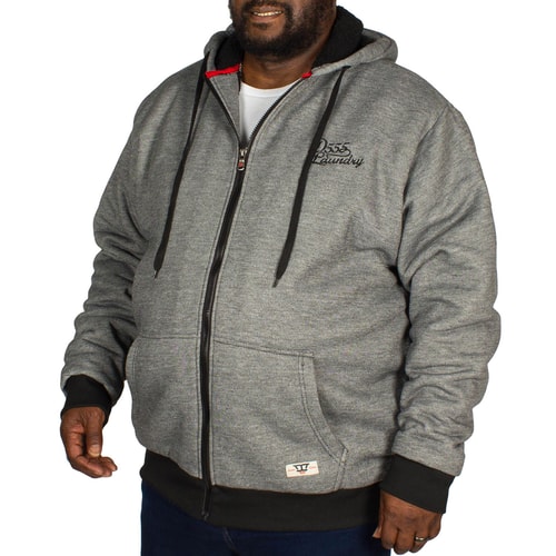 D555 Kapuzenpullover William  - Schwarz