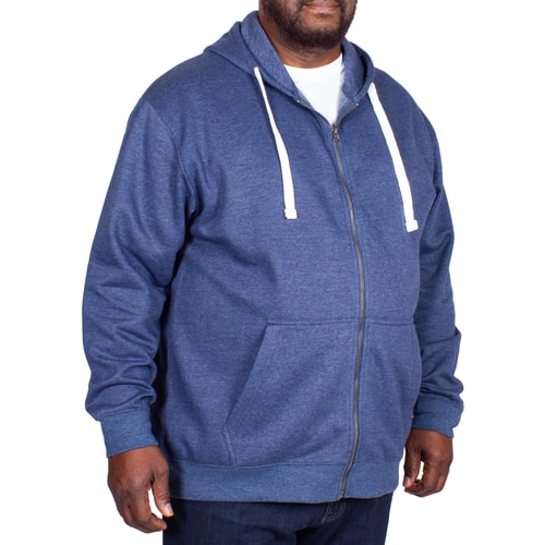 Bigdude Essentials Kapuzenjacke Jeansblau 