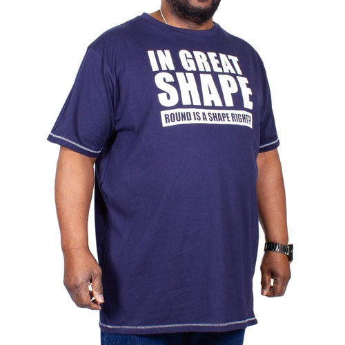 D555 T-Shirt Ronald Blau