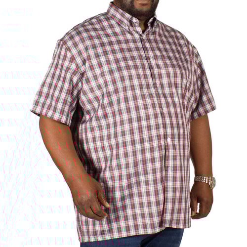 Fitzgerald Jamie Karo Hemd Rot / Gelb